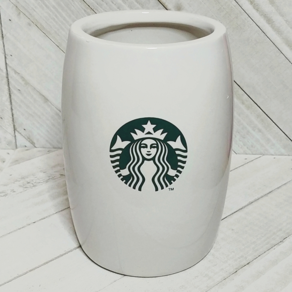 Starbucks Canister Utensil Holder in Ceramic